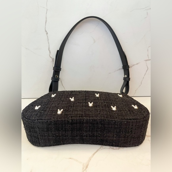 ❌SOLD❌ CHARLES & KEITH Bunny Tweed Shoulder Bag NWT - Picture 11 of 12